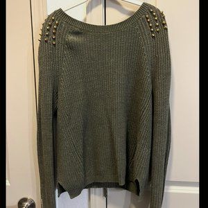 Express Studded Knit Sweater